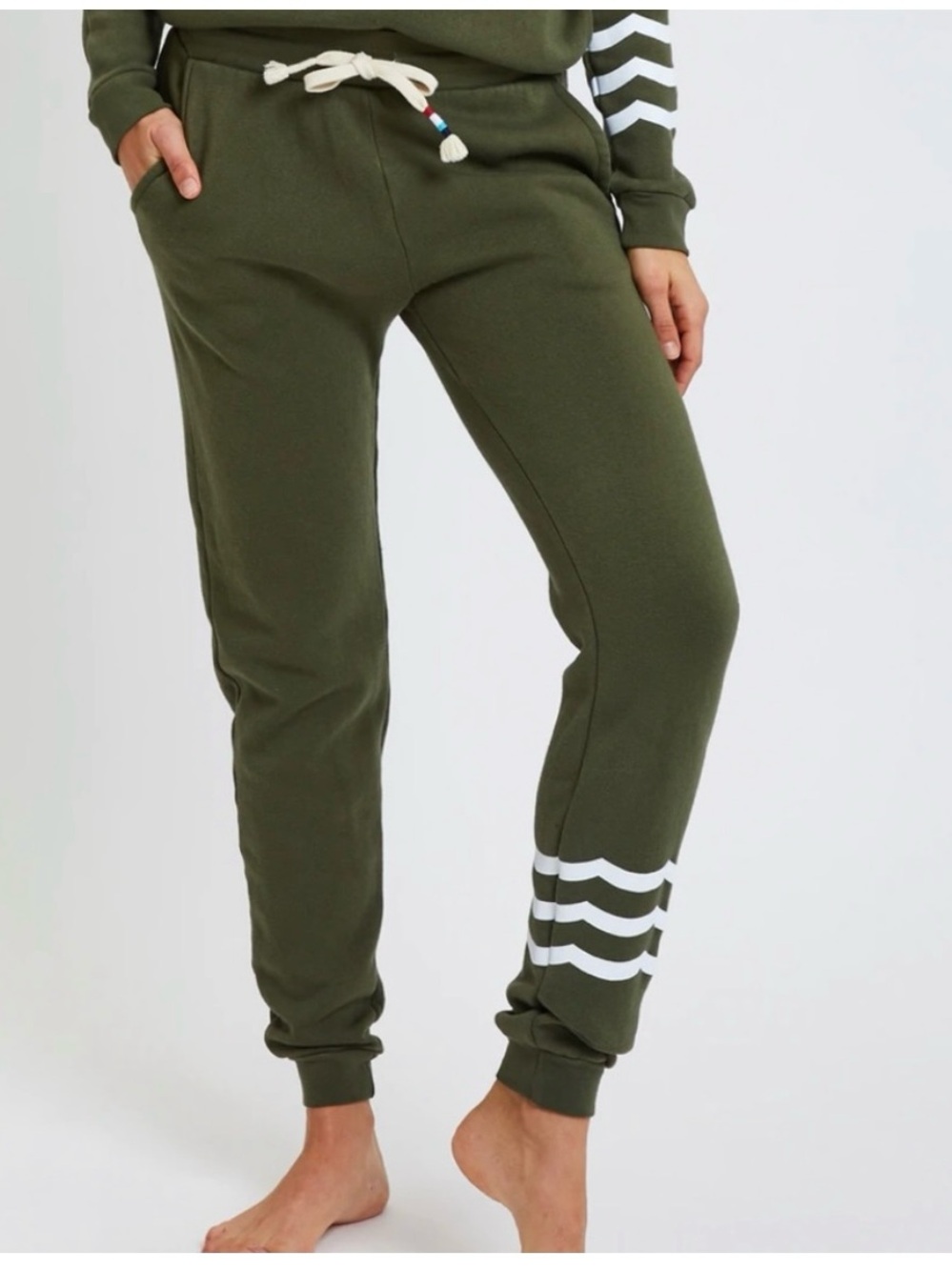 Sol Angeles Essential Coastal Jogger in Green Size small
